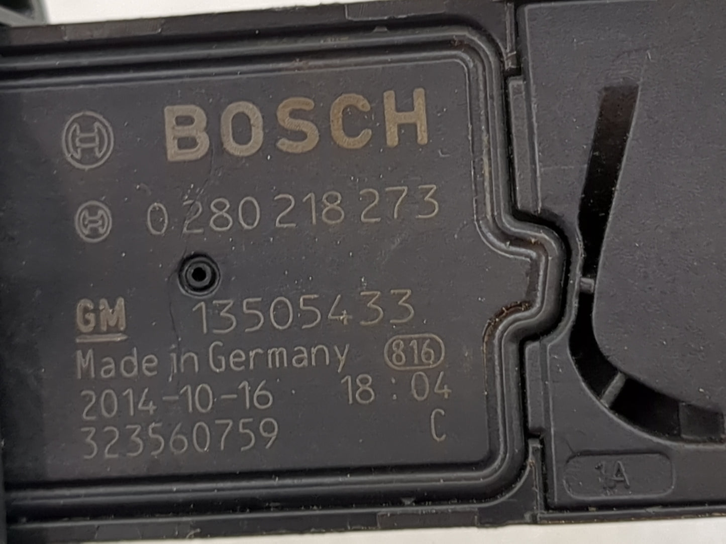 2012-2019 Chevrolet Cruze Mass Air Flow Meter Maf 1486310 - Oemusedautoparts1.com