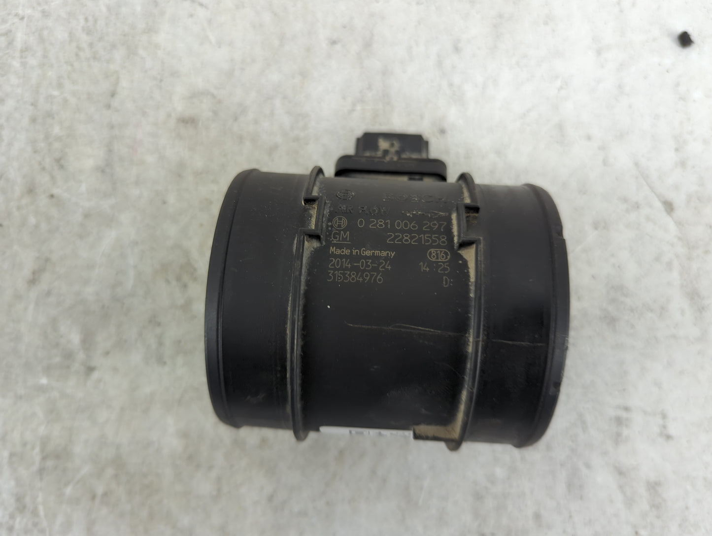 2014-2015 Chevrolet Cruze Mass Air Flow Meter Maf 1488402 - Oemusedautoparts1.com