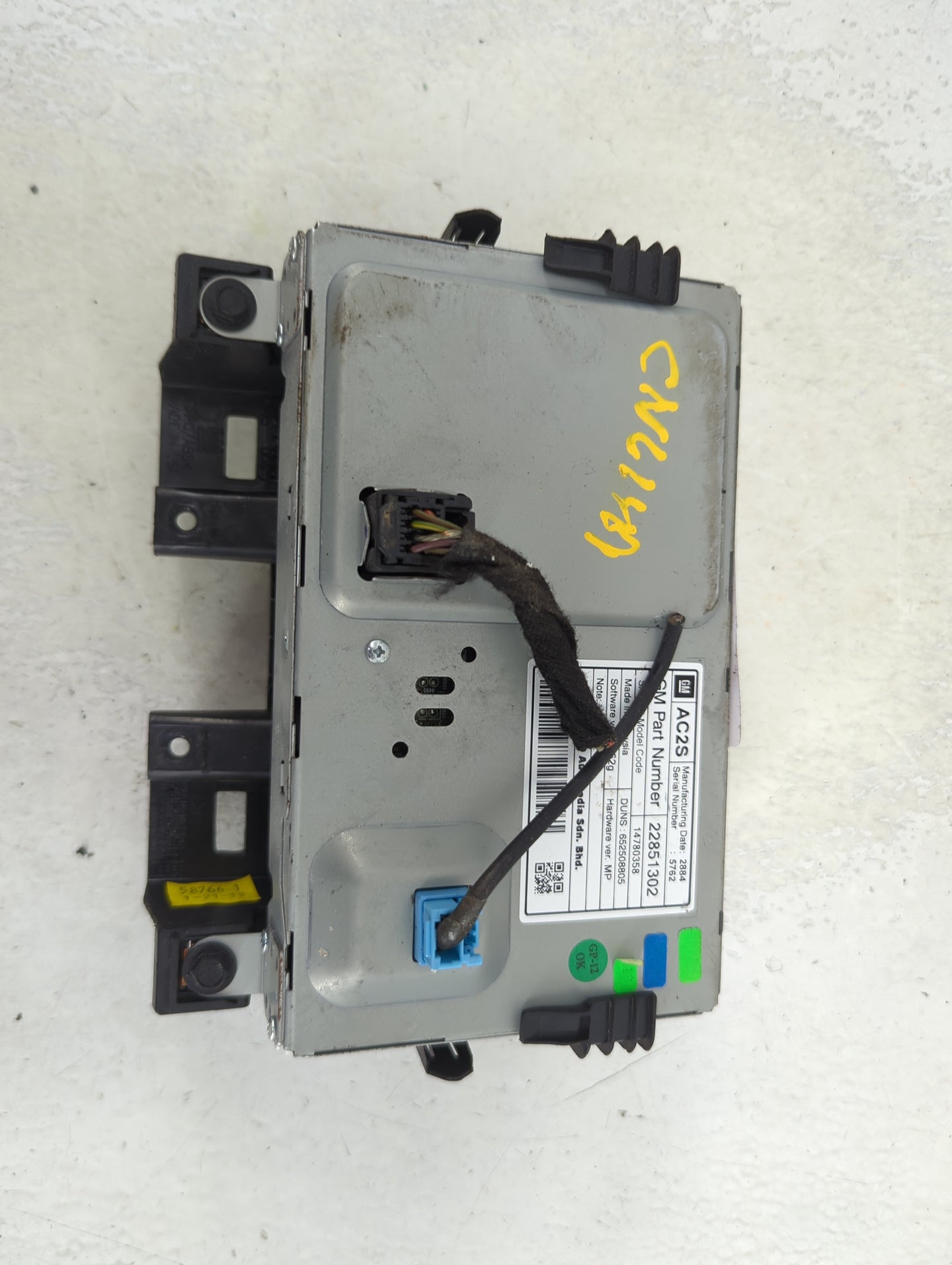 2012-2016 Chevrolet Cruze Information Display Screen 1495154 - Oemusedautoparts1.com