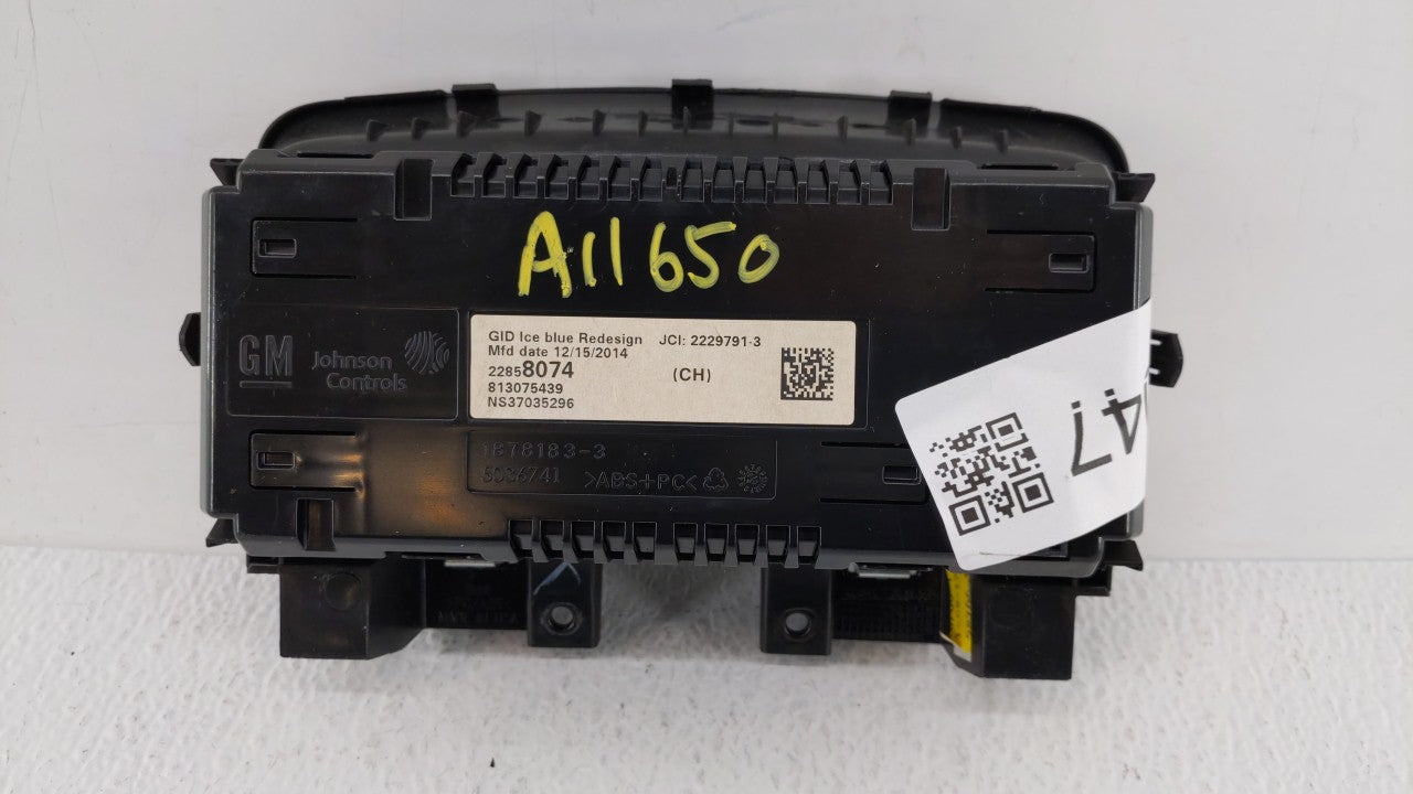 2015 Chevrolet Cruze Radio AM FM Cd Player Receiver Replacement P/N:22858074 15058227 Fits Fits 2002 2003 OEM Used Auto Part