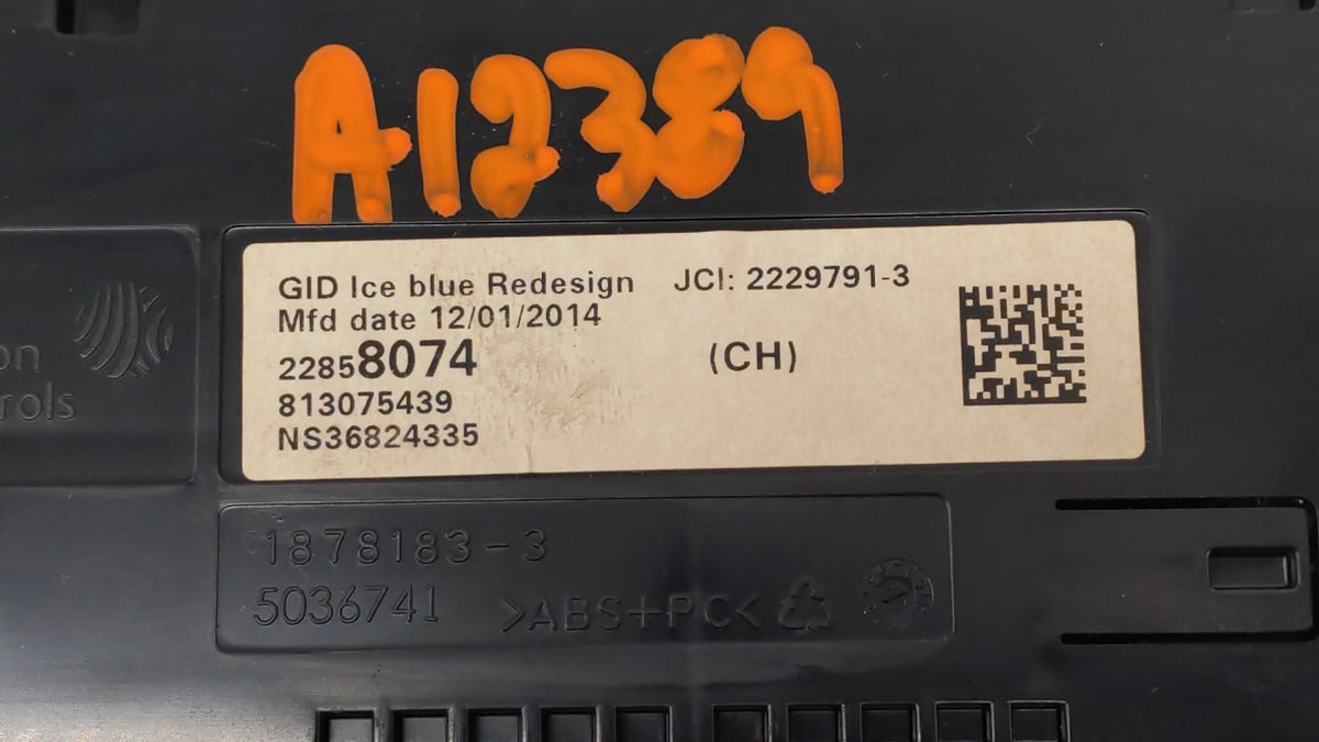 2011-2016 Chevrolet Cruze Information Radio Display Screen 284543 - Oemusedautoparts1.com