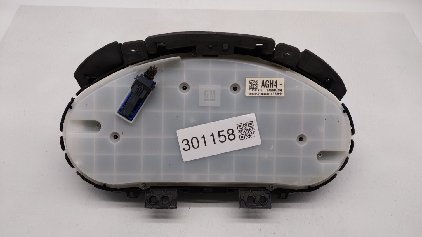 2015 Chevrolet Cruze Instrument Cluster Speedometer Gauges P/N:94560794 Fits OEM Used Auto Parts - Oemusedautoparts1.com
