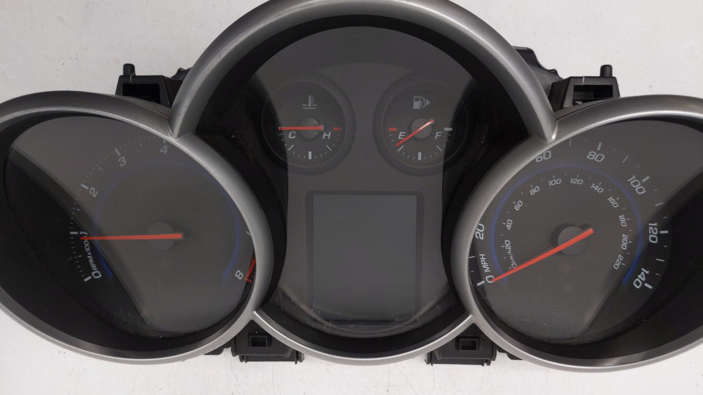 2015 Chevrolet Cruze Instrument Cluster Speedometer Gauges P/N:94560794 Fits OEM Used Auto Parts - Oemusedautoparts1.com