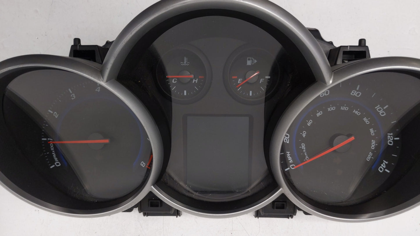 2015 Chevrolet Cruze Instrument Cluster Speedometer Gauges P/N:94560794 Fits OEM Used Auto Parts - Oemusedautoparts1.com