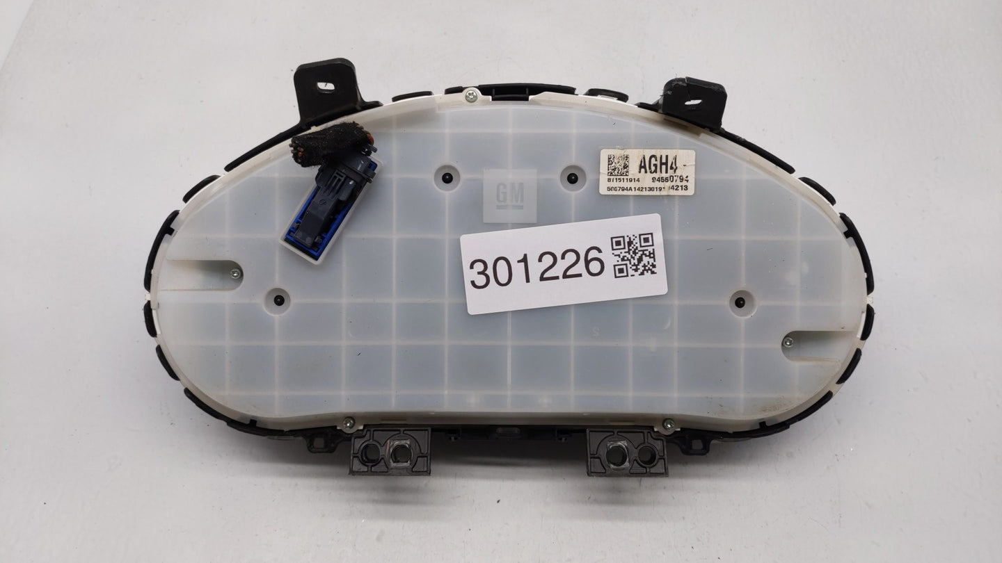2015 Chevrolet Cruze Instrument Cluster Speedometer Gauges P/N:94560794 Fits OEM Used Auto Parts - Oemusedautoparts1.com