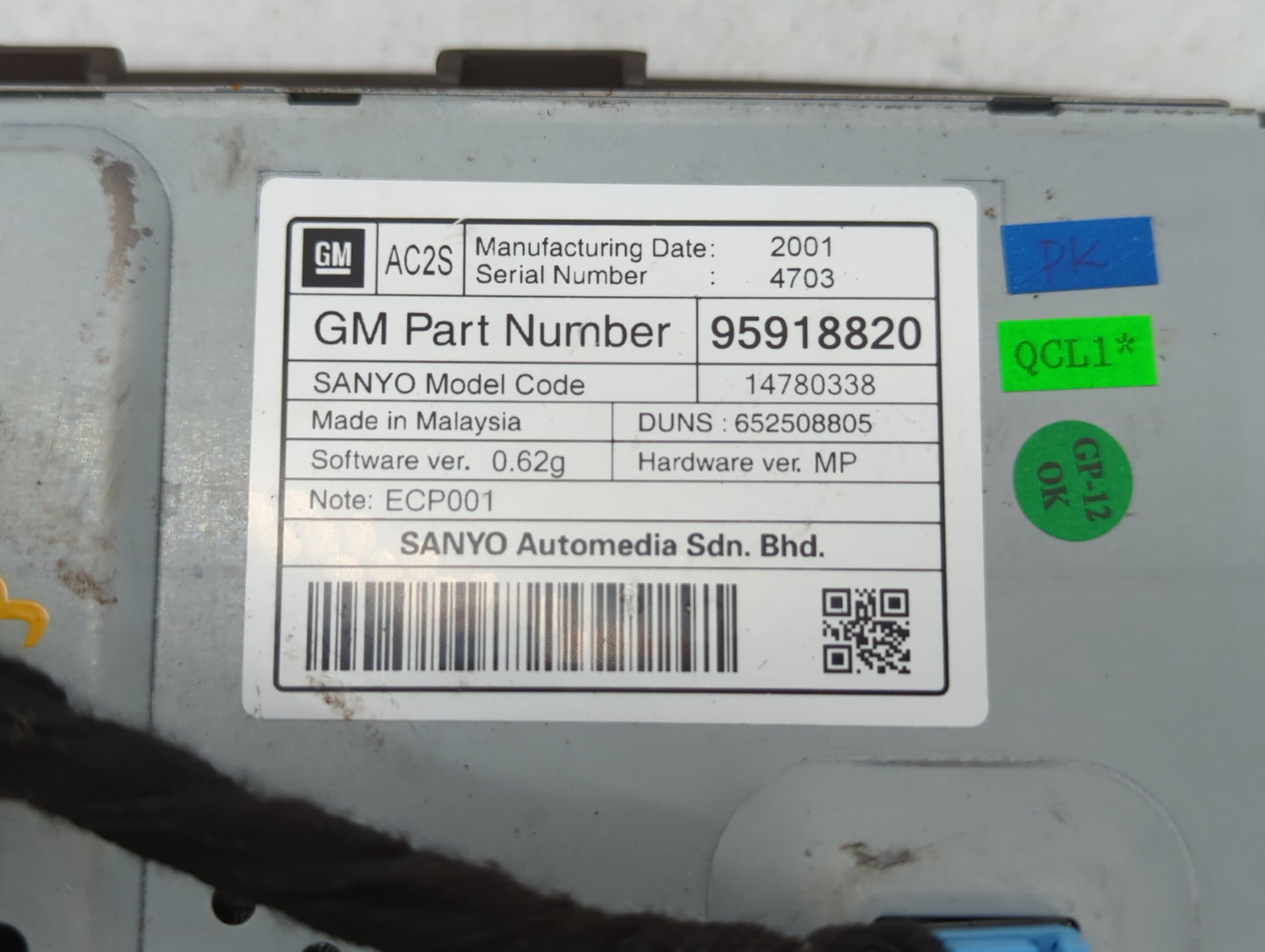 2011-2016 Chevrolet Cruze Information Display Screen - Oemusedautoparts1.com