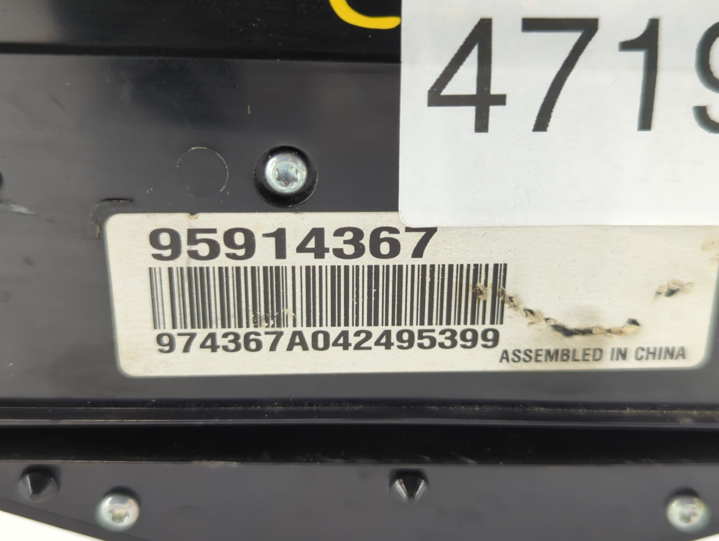 2012-2016 Chevrolet Cruze Climate Control Module Temperature AC/Heater Replacement P/N:95017054 95146207 Fits OEM Used Auto 