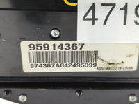 2012-2016 Chevrolet Cruze Climate Control Module Temperature AC/Heater Replacement P/N:95017054 95146207 Fits OEM Used Auto 