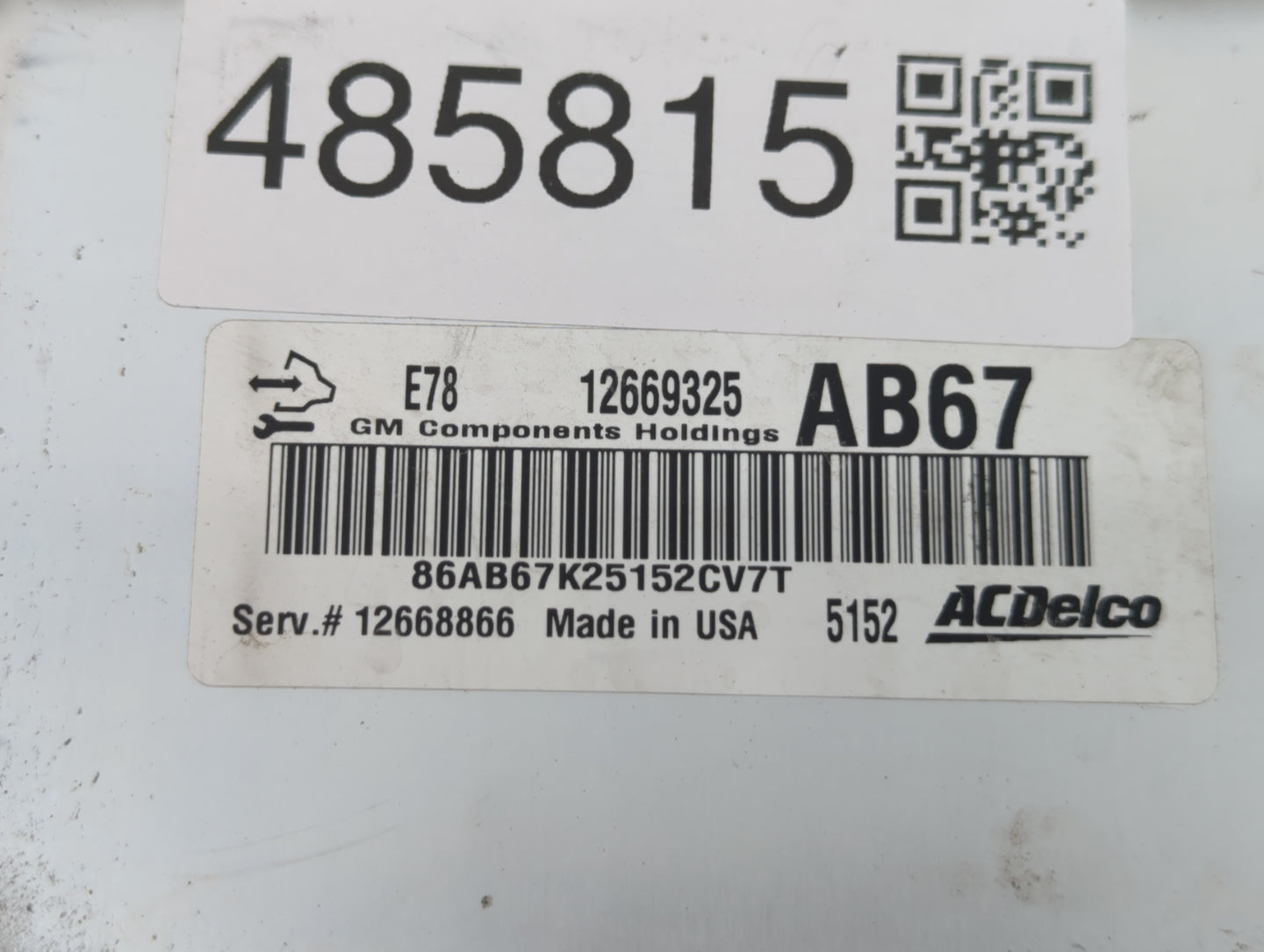 2012-2016 Chevrolet Cruze PCM Engine Control Computer ECU ECM PCU OEM P/N:12669325 12656958 Fits OEM Used Auto Parts - Oemus