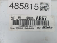 2012-2016 Chevrolet Cruze PCM Engine Control Computer ECU ECM PCU OEM P/N:12669325 12656958 Fits OEM Used Auto Parts - Oemus