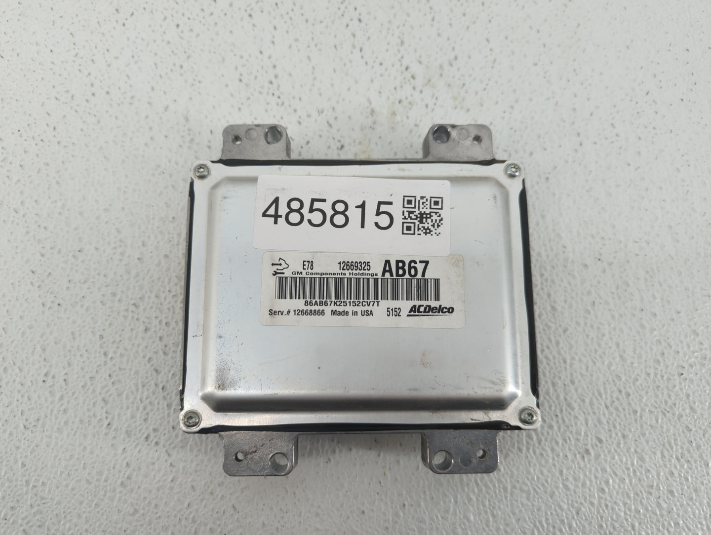 2012-2016 Chevrolet Cruze PCM Engine Control Computer ECU ECM PCU OEM P/N:12669325 12656958 Fits OEM Used Auto Parts - Oemus