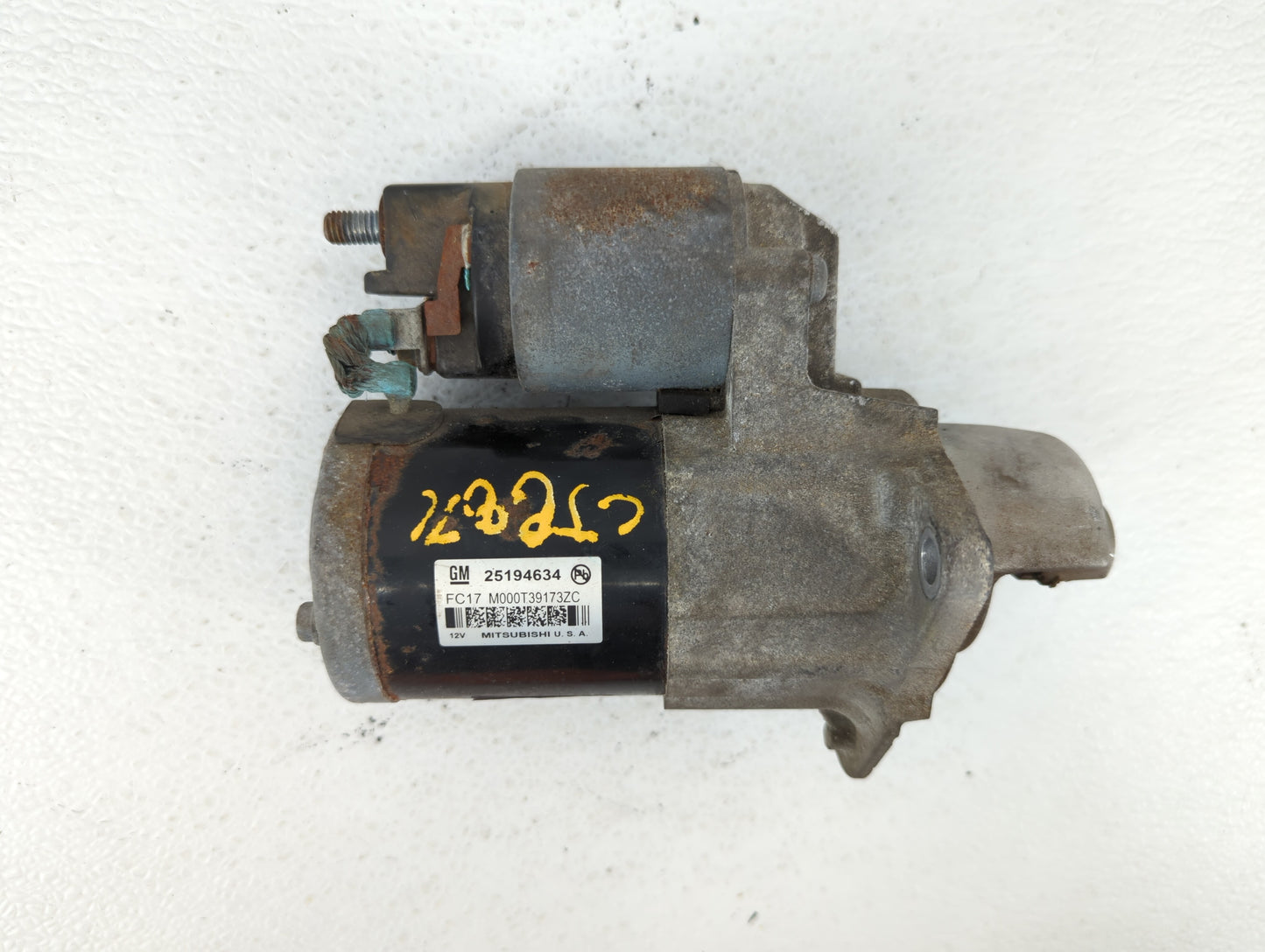 2011-2016 Chevrolet Cruze Car Starter Motor Solenoid OEM P/N:25194634 Fits OEM Used Auto Parts - Oemusedautoparts1.com