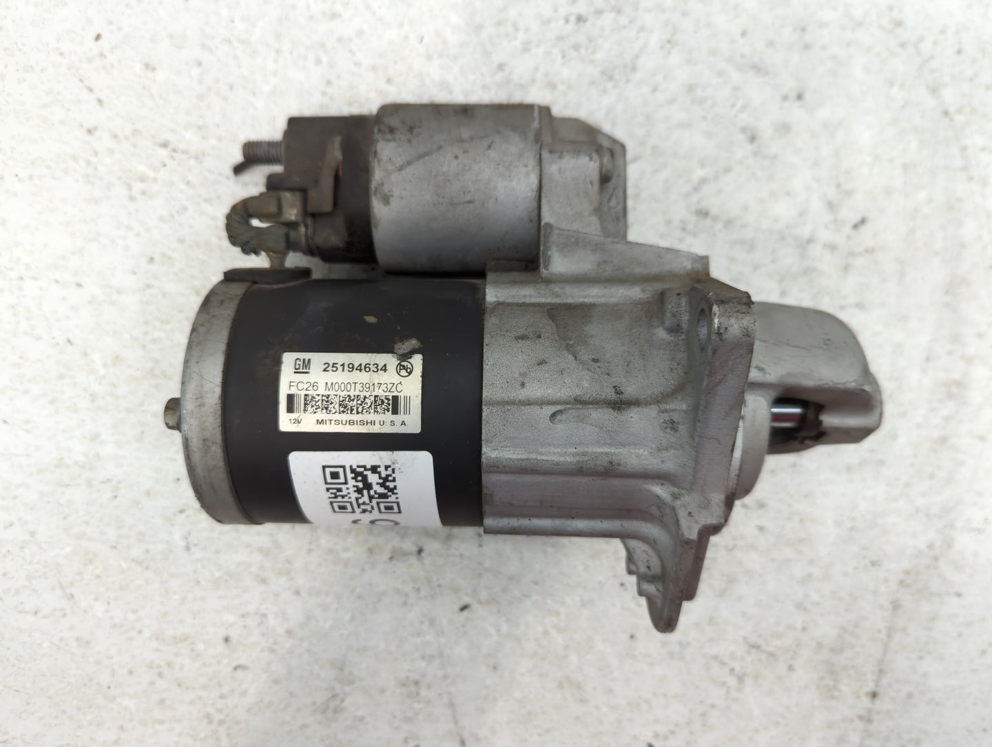 2011-2016 Chevrolet Cruze Car Starter Motor Solenoid OEM P/N:M000T39173ZC 25194634 Fits OEM Used Auto Parts - Oemusedautopar
