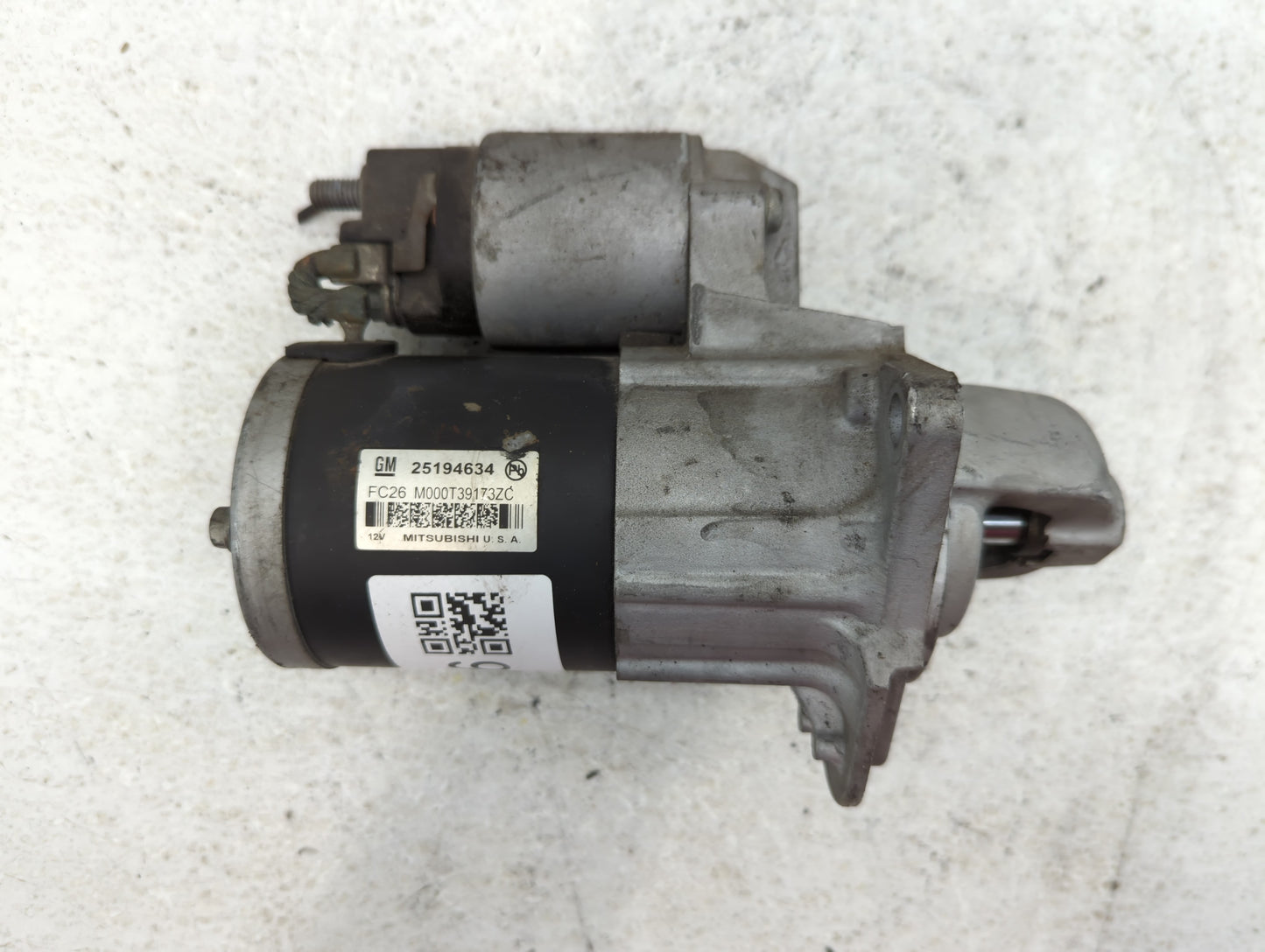2011-2016 Chevrolet Cruze Car Starter Motor Solenoid OEM P/N:M000T39173ZC 25194634 Fits OEM Used Auto Parts - Oemusedautopar
