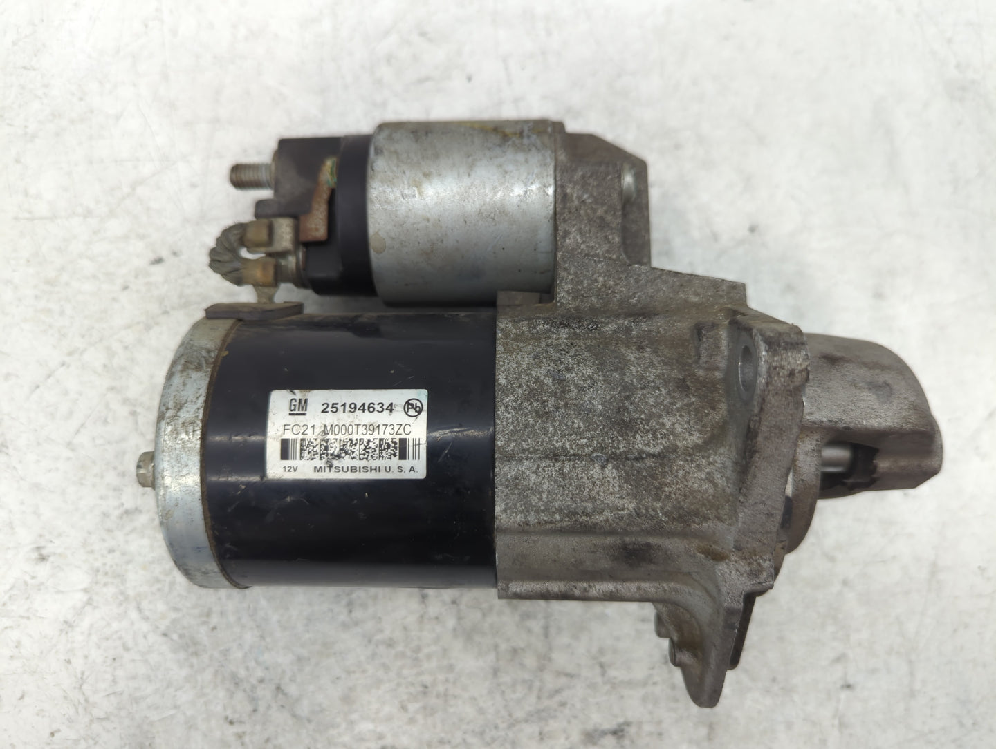 2011-2016 Chevrolet Cruze Car Starter Motor Solenoid OEM P/N:M000T39173ZC 25194634 Fits OEM Used Auto Parts - Oemusedautopar