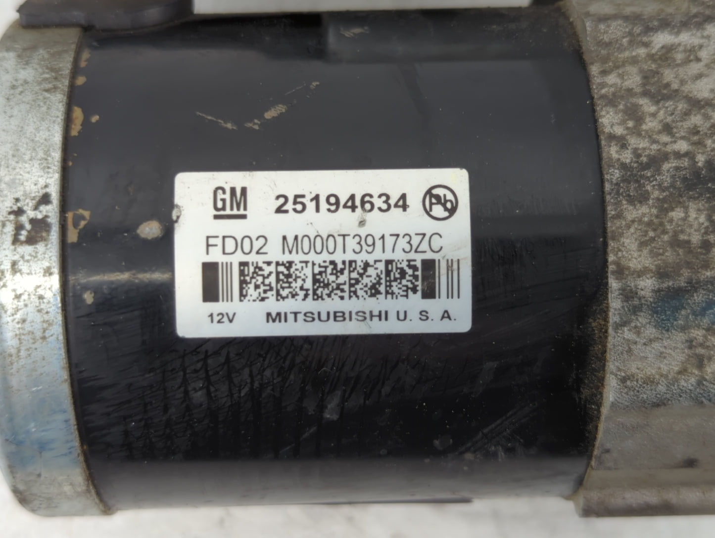 2011-2016 Chevrolet Cruze Car Starter Motor Solenoid OEM P/N:25194634 Fits OEM Used Auto Parts - Oemusedautoparts1.com