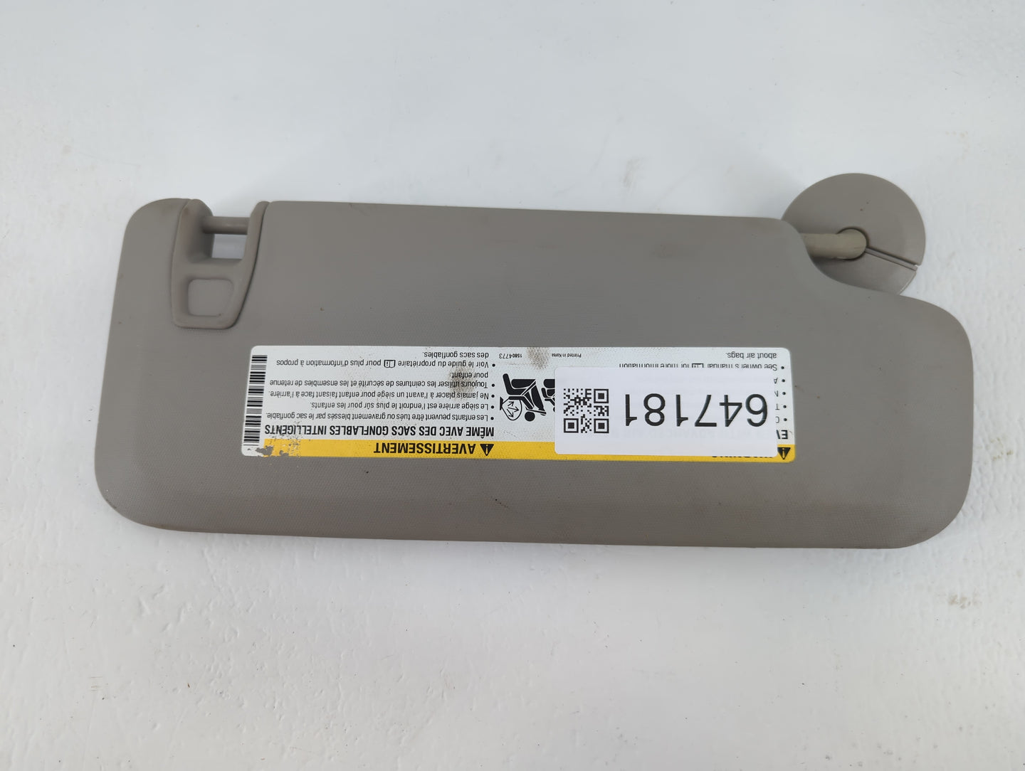 2011-2016 Chevrolet Cruze Sun Visor Shade Replacement Passenger Right Mirror Fits Fits 2011 2012 2013 2014 2015 2016 OEM Use