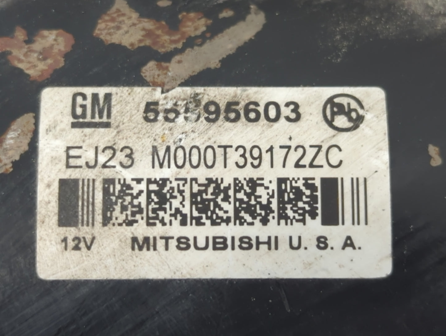 2011-2016 Chevrolet Cruze Car Starter Motor Solenoid OEM P/N:55595603 EJ23 Fits OEM Used Auto Parts - Oemusedautoparts1.com