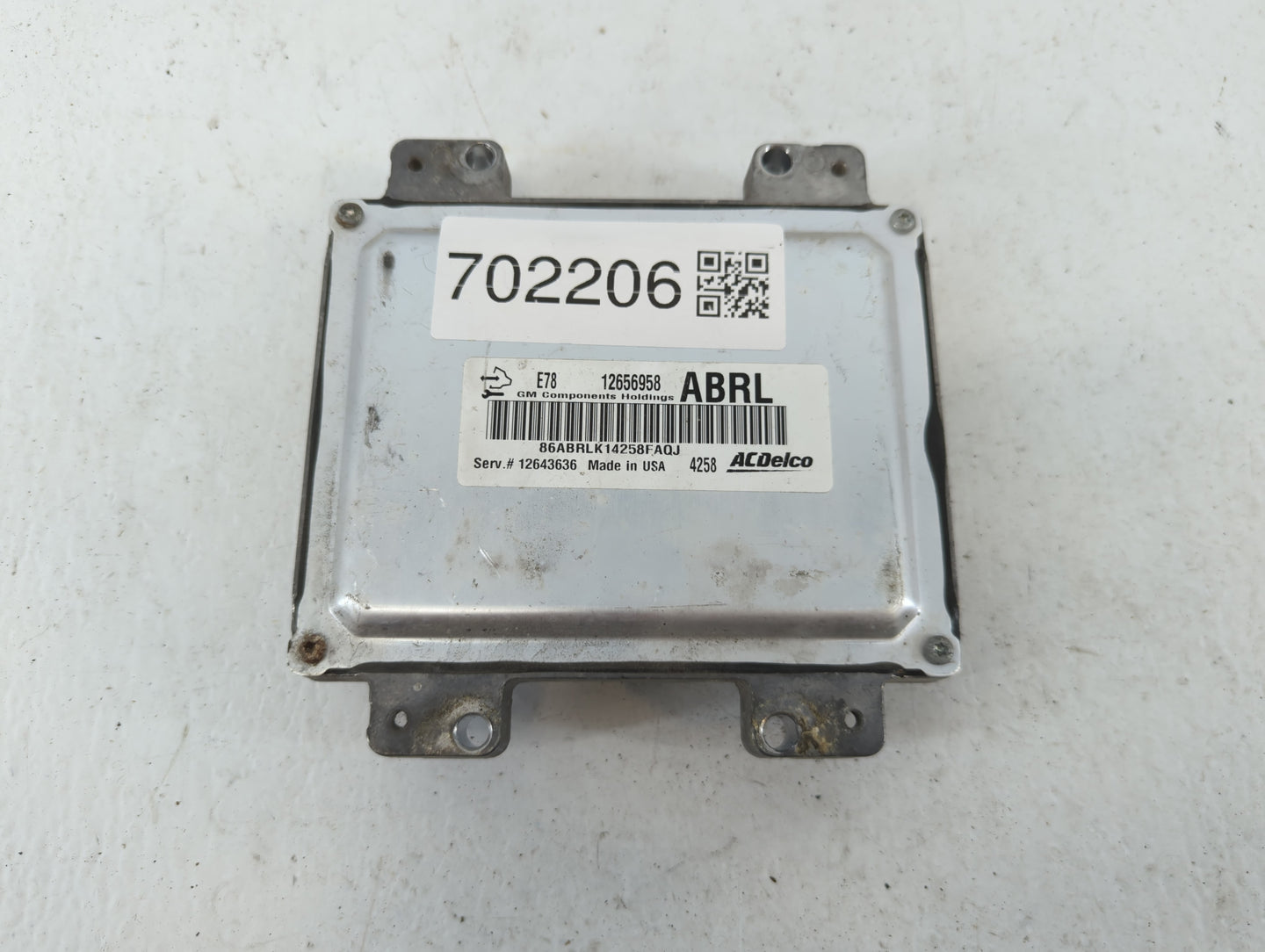 2012-2016 Chevrolet Cruze PCM Engine Control Computer ECU ECM PCU OEM P/N:12656958 Fits Fits 2011 2012 2013 2014 2015 2016 O