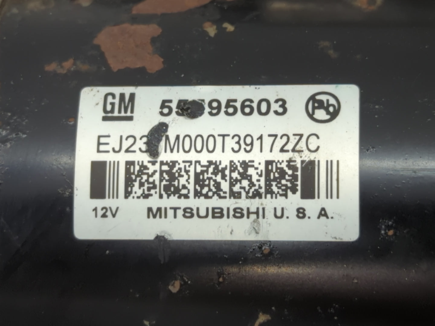 2011-2016 Chevrolet Cruze Car Starter Motor Solenoid OEM P/N:95603 M000T39172ZC Fits OEM Used Auto Parts - Oemusedautoparts1