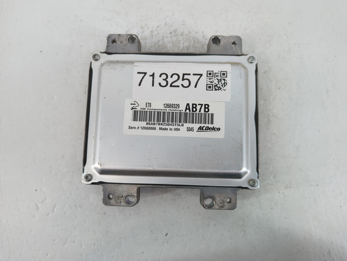 2012-2016 Chevrolet Cruze PCM Engine Control Computer ECU ECM PCU OEM P/N:E78 12669329 Fits Fits 2011 2012 2013 2014 2015 20