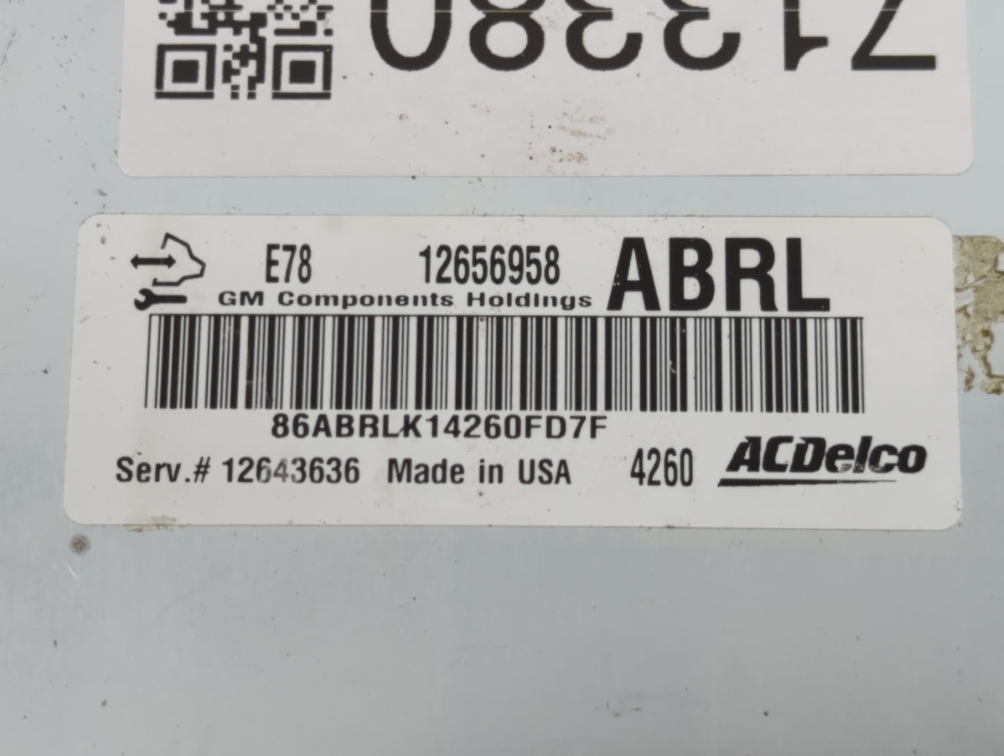 2012-2016 Chevrolet Cruze PCM Engine Control Computer ECU ECM PCU OEM P/N:12643636 12656958 Fits OEM Used Auto Parts - Oemus