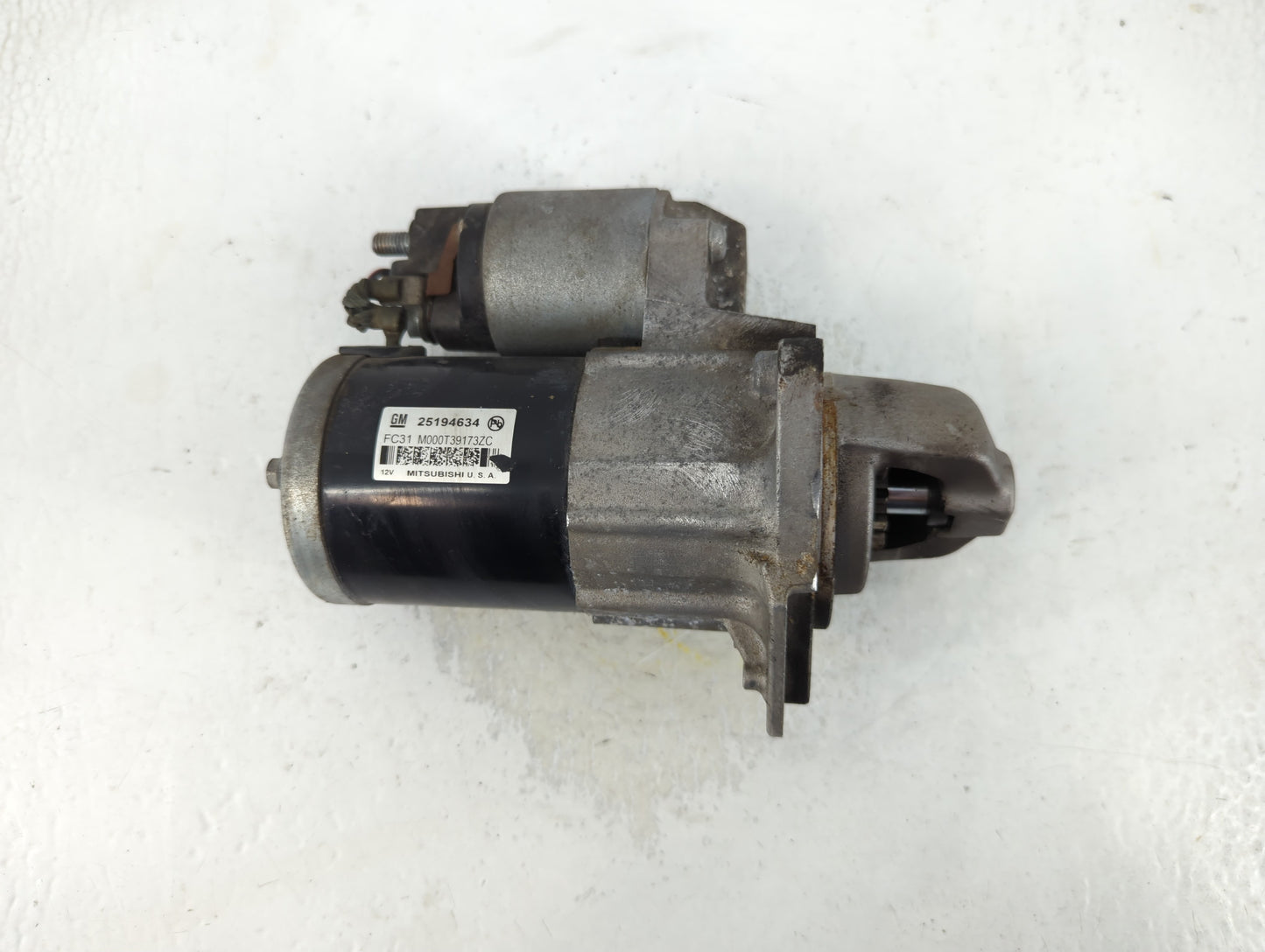 2011-2016 Chevrolet Cruze Car Starter Motor Solenoid OEM P/N:M000T39173ZC 25194634 Fits OEM Used Auto Parts - Oemusedautopar