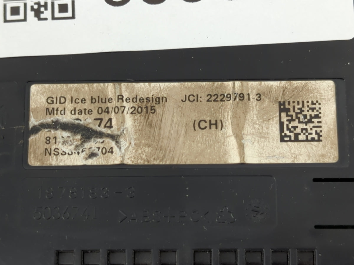 2011-2016 Chevrolet Cruze Information Radio Display Screen 883229 - Oemusedautoparts1.com