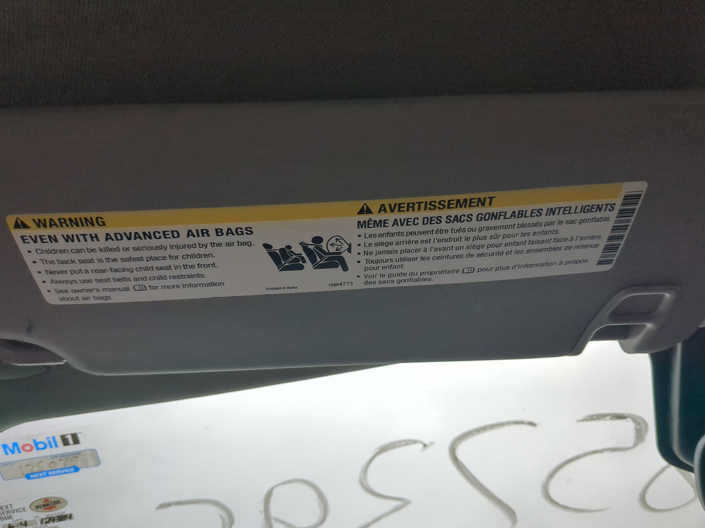 2011-2016 Chevrolet Cruze Sun Visor Shade Replacement Driver Left Mirror Fits Fits 2011 2012 2013 2014 2015 2016 OEM Used Au