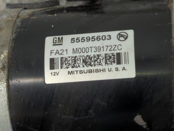 2011-2016 Chevrolet Cruze Car Starter Motor Solenoid OEM P/N:M000T39172ZC 55595603 Fits OEM Used Auto Parts