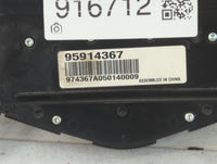 2015 Chevrolet Cruze Climate Control Module Temperature AC/Heater Replacement P/N:95914367 Fits OEM Used Auto Parts - Oemuse