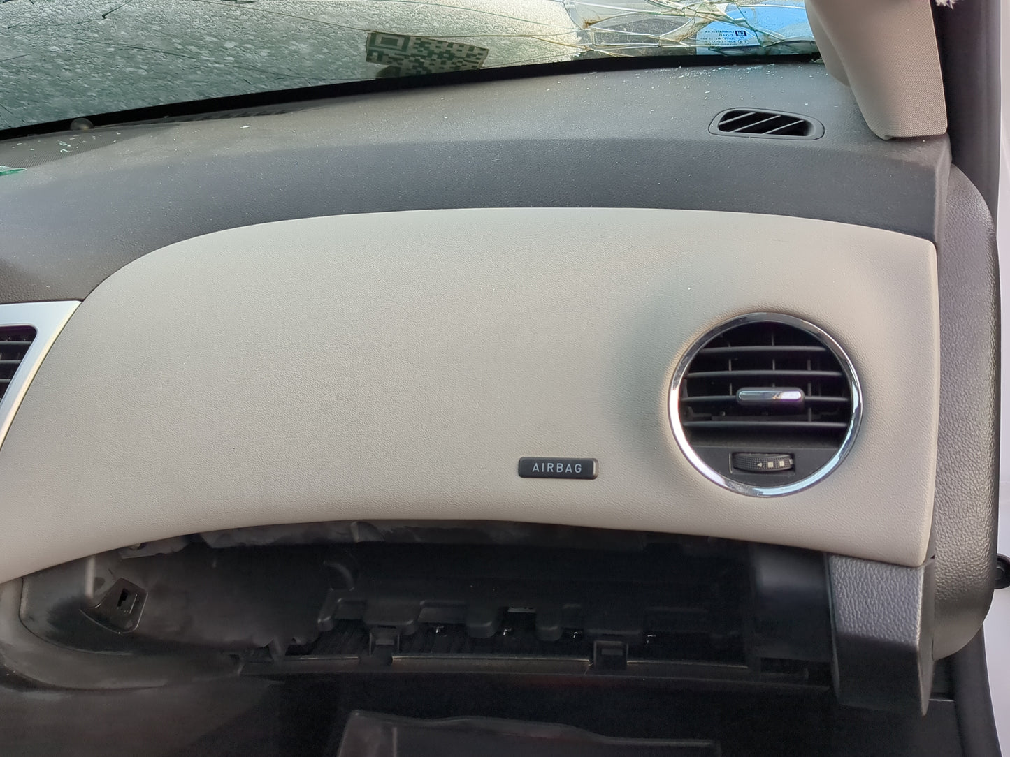 2013-2015 Chevrolet Cruze Air Bag Passenger Right Dashboard OEM Fits Fits 2013 2014 2015 OEM Used Auto Parts - Oemusedautopa
