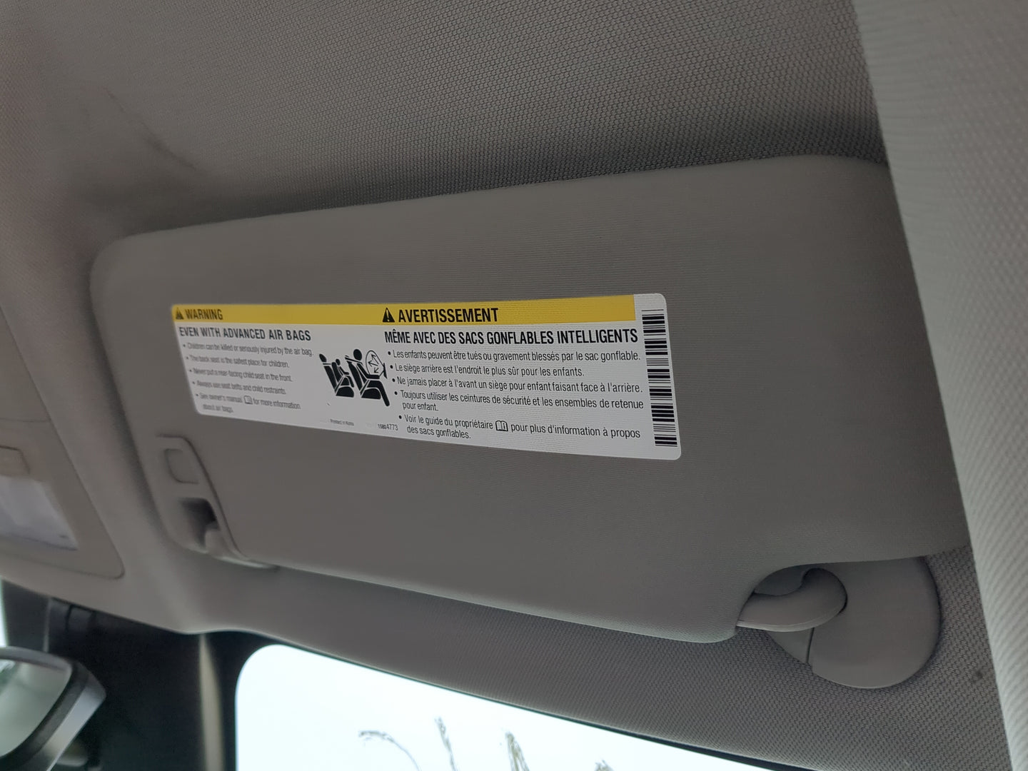 2011-2016 Chevrolet Cruze Sun Visor Shade Replacement Passenger Right Mirror Fits Fits 2011 2012 2013 2014 2015 2016 OEM Use