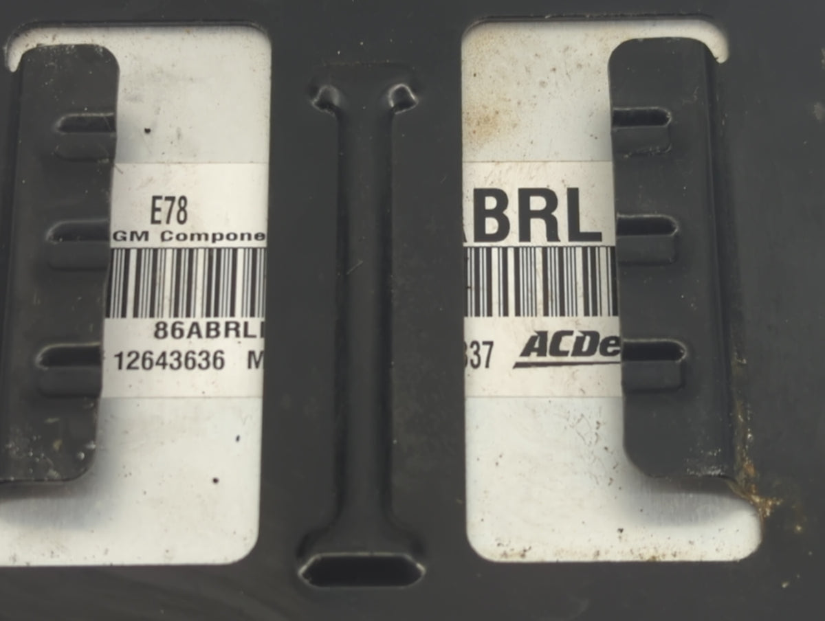 2012-2016 Chevrolet Cruze PCM Engine Control Computer ECU ECM PCU OEM P/N:12643636 Fits Fits 2011 2012 2013 2014 2015 2016 O
