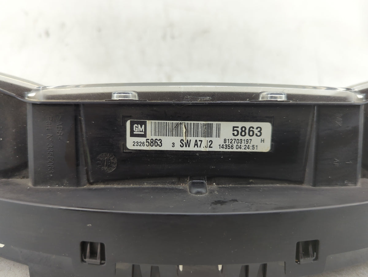 2013-2017 Chevrolet Equinox Instrument Cluster Speedometer Gauges P/N:23265863 3356063 Miles:100K Fits OEM Used Auto Parts -