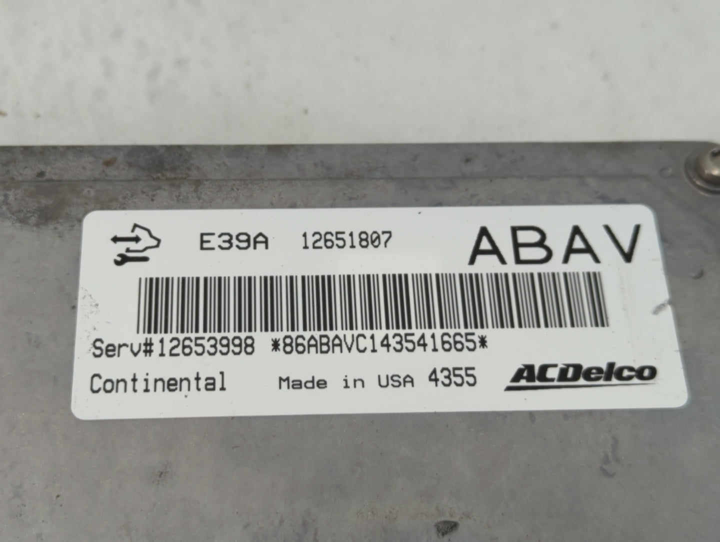 2013-2016 Chevrolet Equinox PCM Engine Control Computer ECU ECM PCU OEM P/N:12651807 Fits Fits 2013 2014 2015 2016 OEM Used 