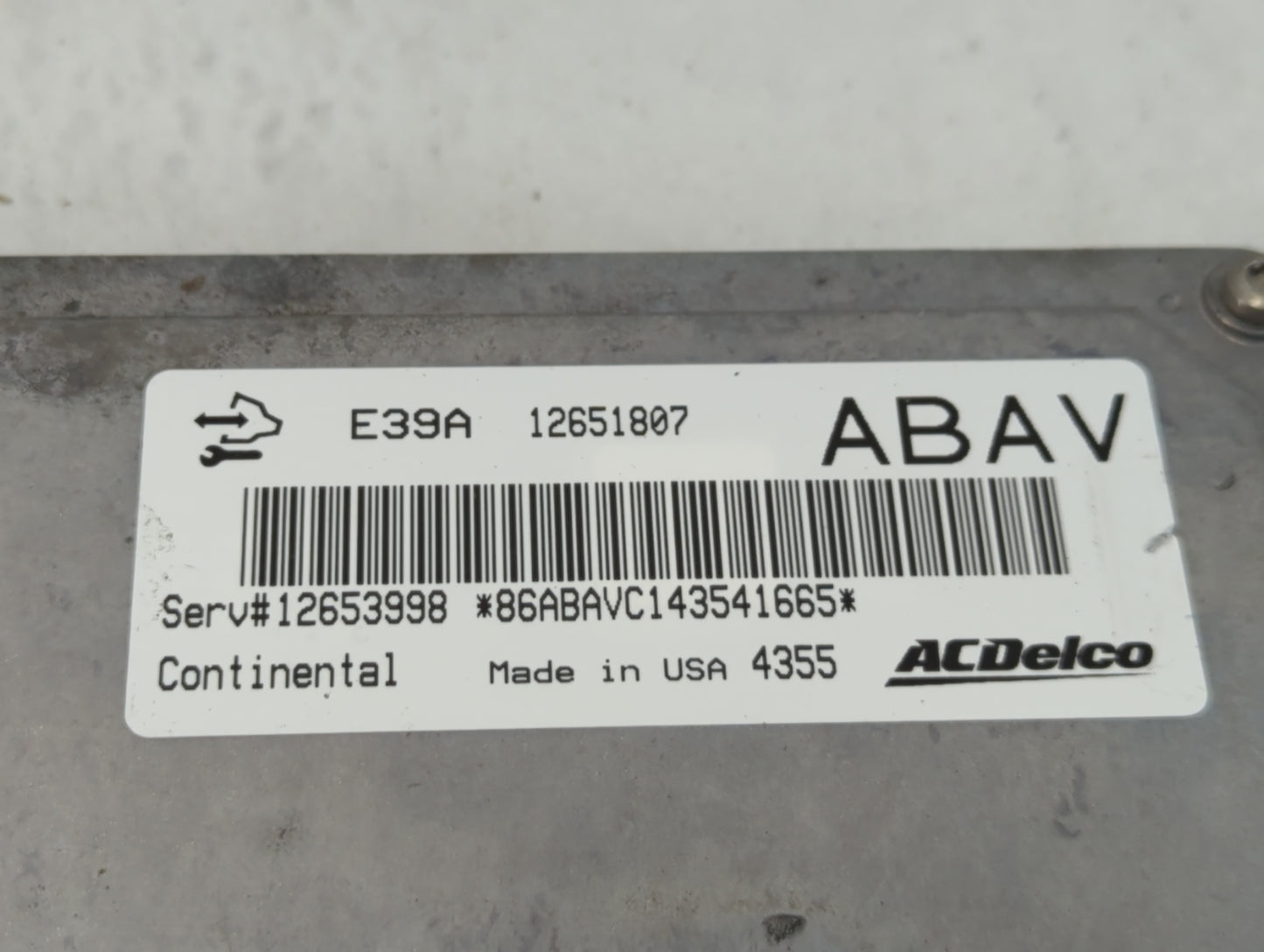 2013-2016 Chevrolet Equinox PCM Engine Control Computer ECU ECM PCU OEM P/N:12651807 Fits Fits 2013 2014 2015 2016 OEM Used 