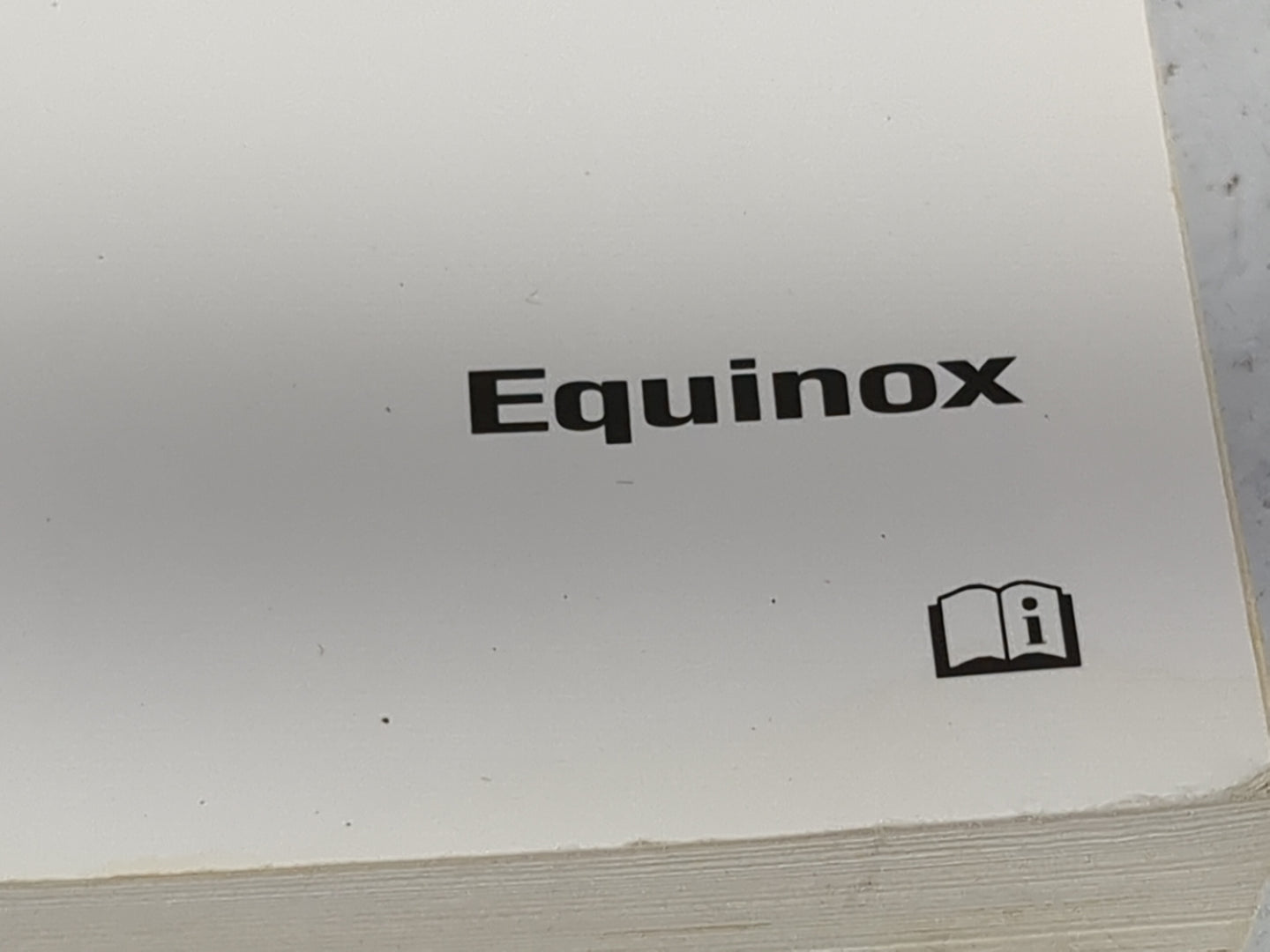 2015 Chevrolet Equinox Owners Manual Book Guide P/N:22985506 OEM Used Auto Parts - Oemusedautoparts1.com