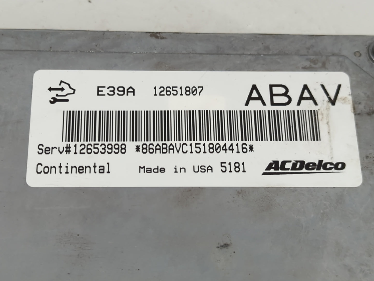 2013-2016 Chevrolet Equinox PCM Engine Control Computer ECU ECM PCU OEM P/N:12651807 Fits Fits 2013 2014 2015 2016 OEM Used 