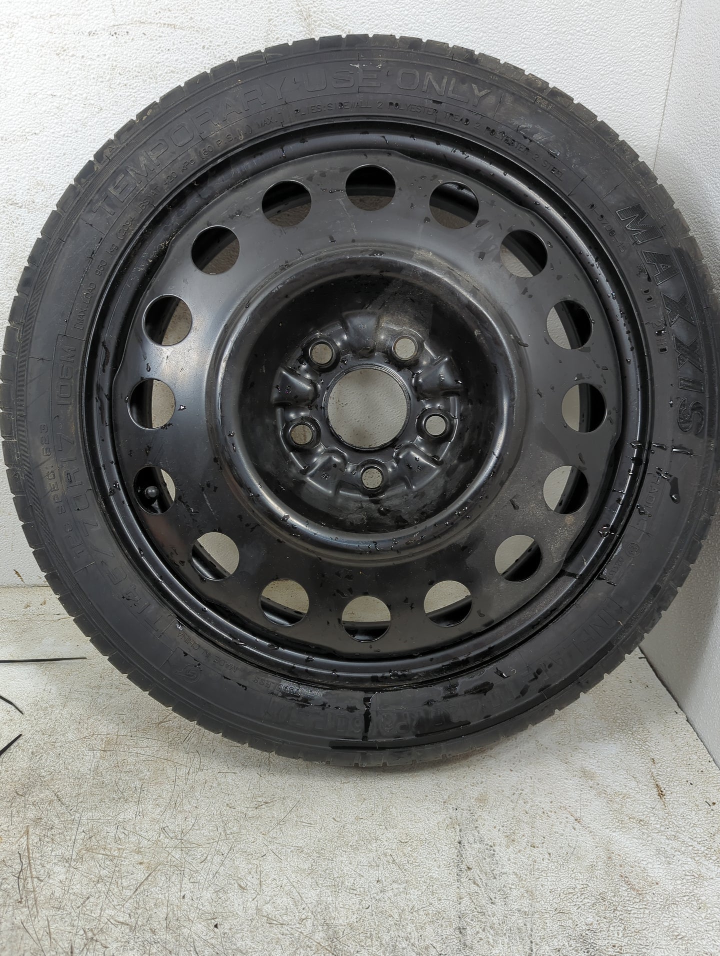 2010-2017 Chevrolet Equinox Spare Donut Tire Wheel Rim Oem 1172473 - Oemusedautoparts1.com