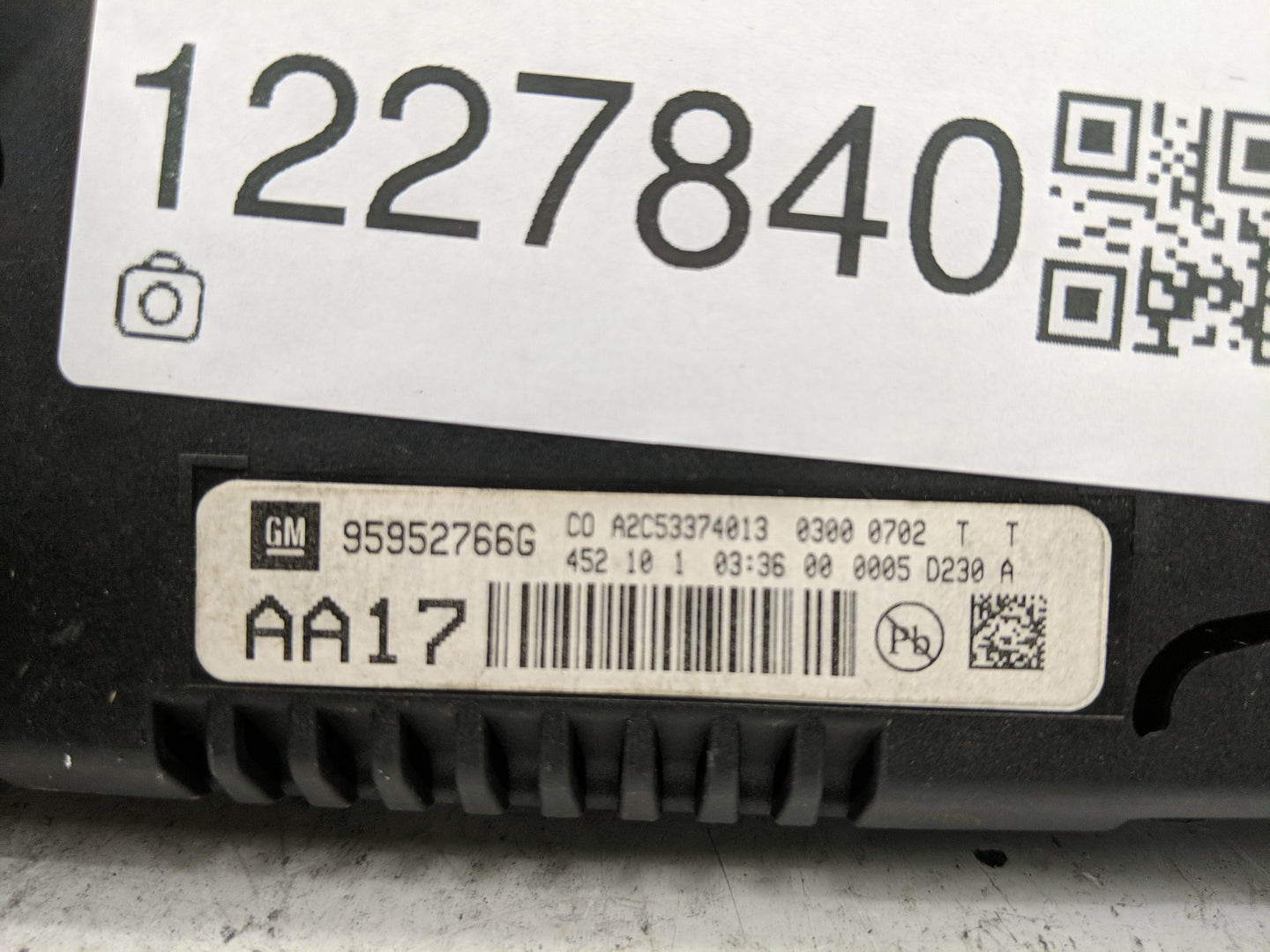 2012-2017 Chevrolet Equinox Information Display Screen - Oemusedautoparts1.com