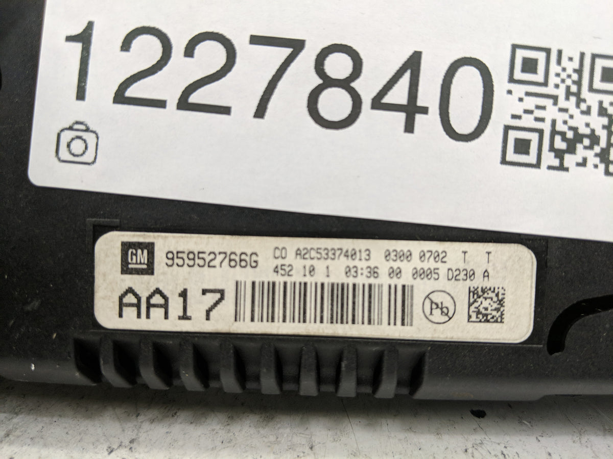 2012-2017 Chevrolet Equinox Information Radio Display Screen 1227840 - Oemusedautoparts1.com