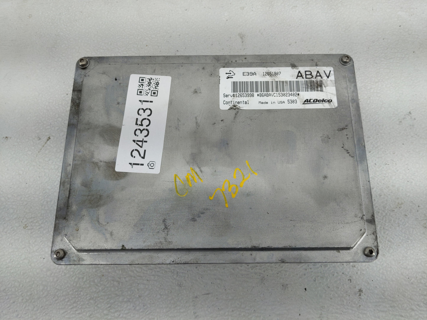 2013-2016 Chevrolet Equinox PCM Engine Control Computer ECU ECM PCU OEM P/N:12651807 Fits Fits 2013 2014 2015 2016 OEM Used 