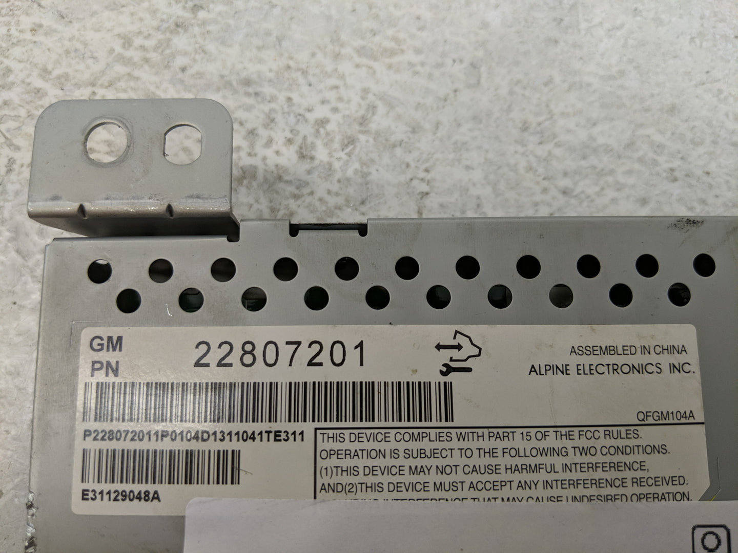 2015 Chevrolet Equinox Information Display Screen - Oemusedautoparts1.com
