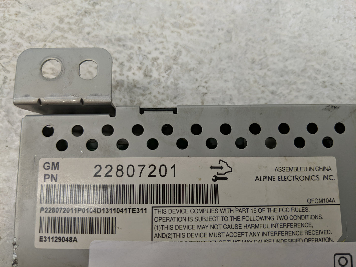 2015 Chevrolet Equinox Information Display Screen - Oemusedautoparts1.com