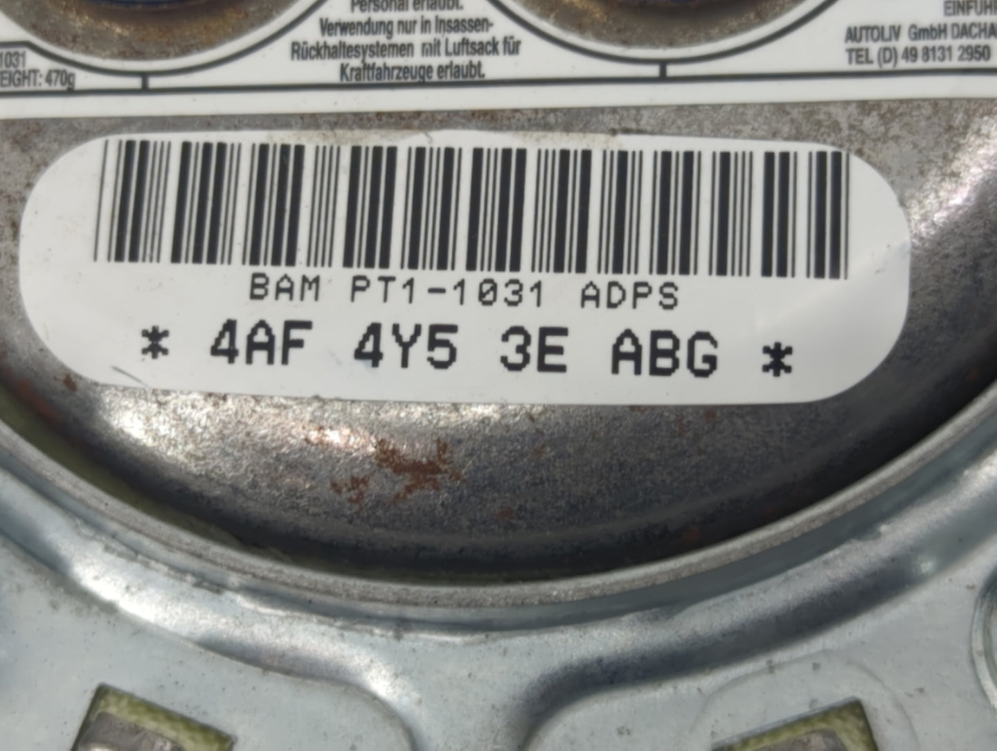 2010-2017 Chevrolet Equinox Air Bag Driver Left Steering Wheel Mounted Fits Fits 2010 2011 2012 2013 2014 2015 2016 2017 OEM