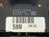 2012-2017 Chevrolet Equinox Master Power Window Switch Replacement Driver Side Left P/N:321480 20917599 Fits OEM Used Auto P