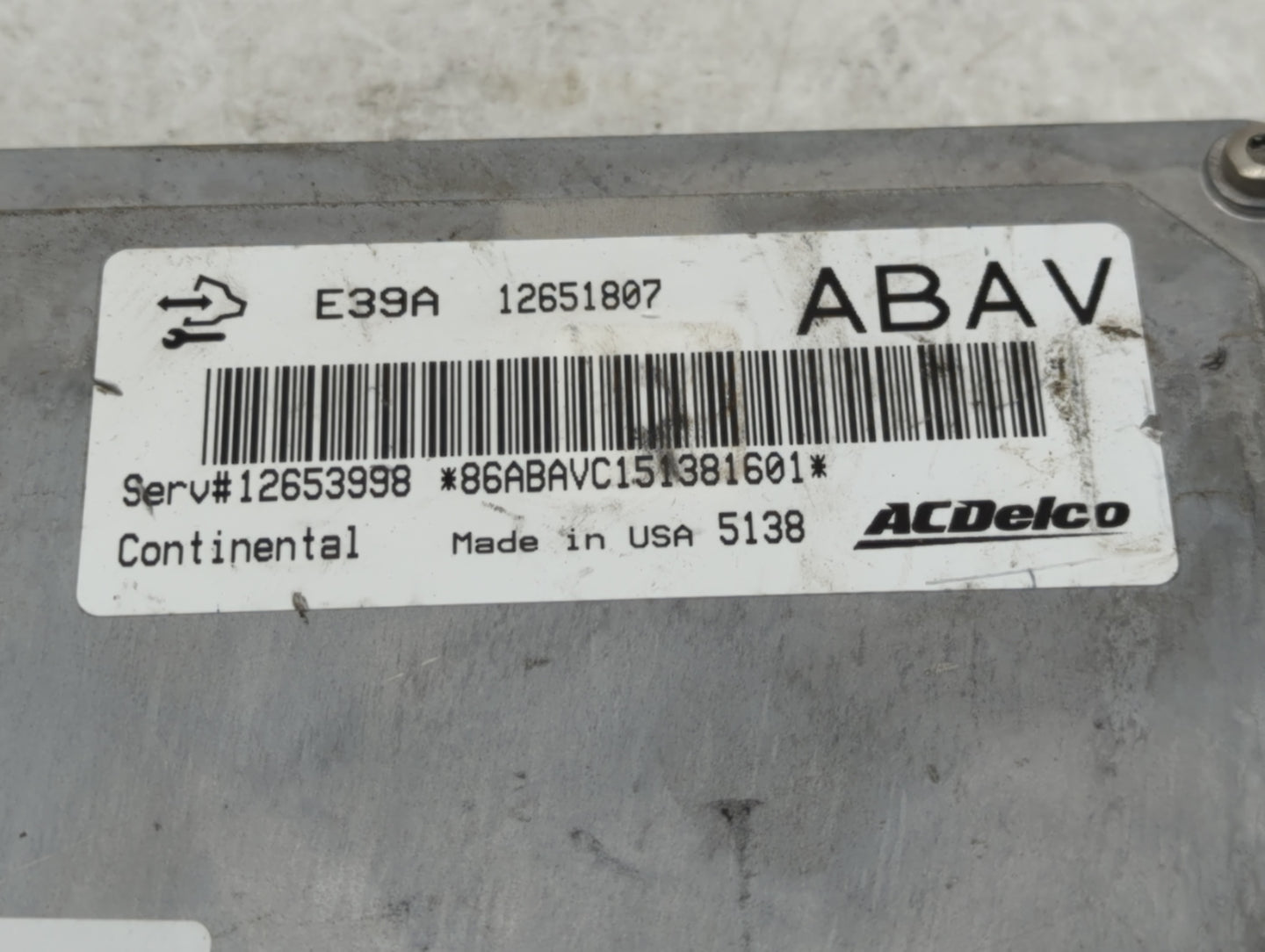 2013-2016 Chevrolet Equinox PCM Engine Control Computer ECU ECM PCU OEM P/N:12651807 Fits Fits 2013 2014 2015 2016 OEM Used 