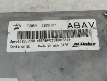 2013-2016 Chevrolet Equinox PCM Engine Control Computer ECU ECM PCU OEM P/N:12651807 Fits Fits 2013 2014 2015 2016 OEM Used Auto Parts