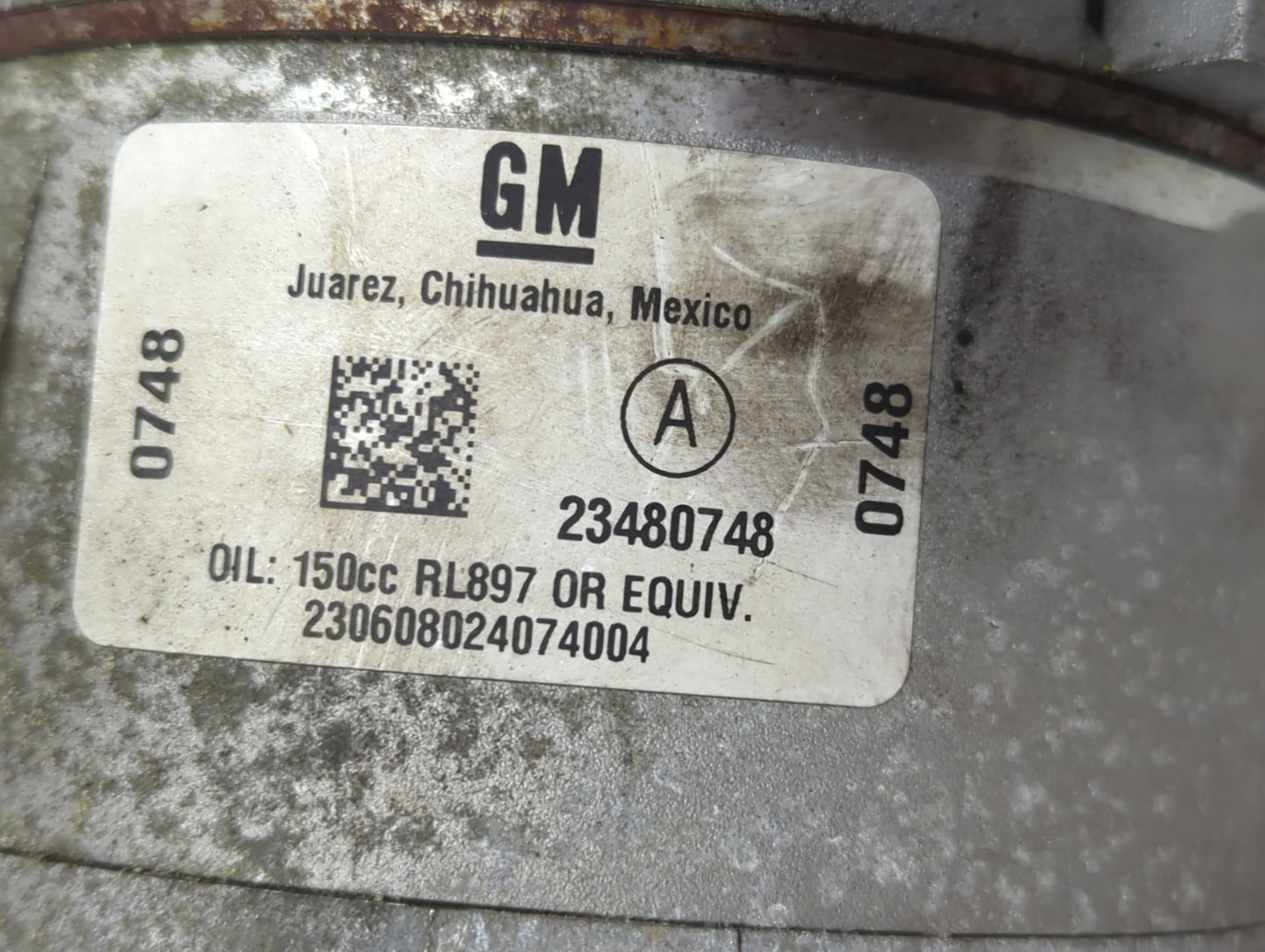 2015-2017 Chevrolet Equinox Air Conditioning A/c Ac Compressor Oem - Oemusedautoparts1.com